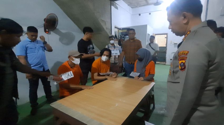 Polisi Grebek Kantor Sekretariat PAC Ormas di Sunggal Dijadikan Lokasi Judi, 4 Orang Diamankan