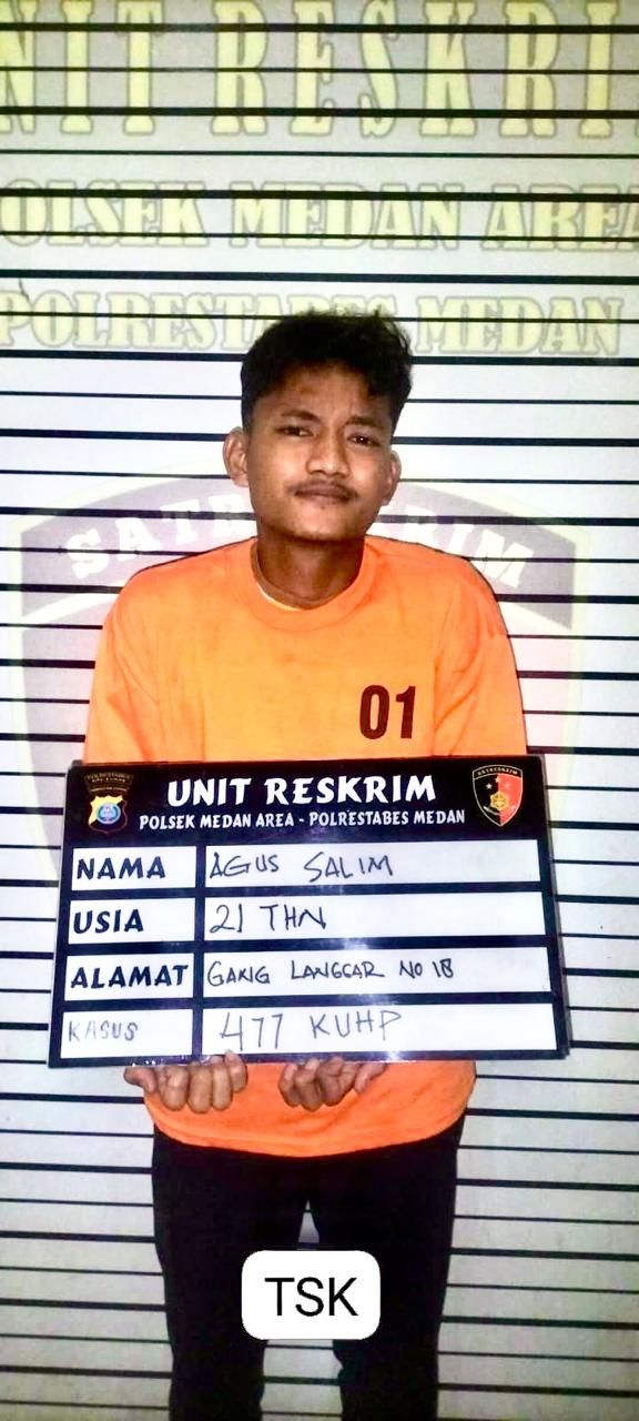 Polsek Medan Area Ungkap Kasus Pencurian Rumah Kosong, Pelaku Ditangkap Saat Jualan Sate