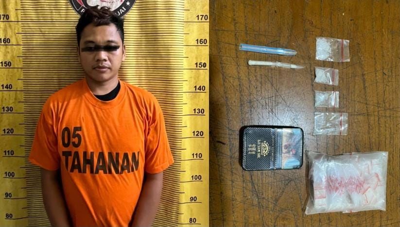 Sempat Kejar-kejaran, Satnarkoba Polres Binjai Tangkap Pengedar Sabu