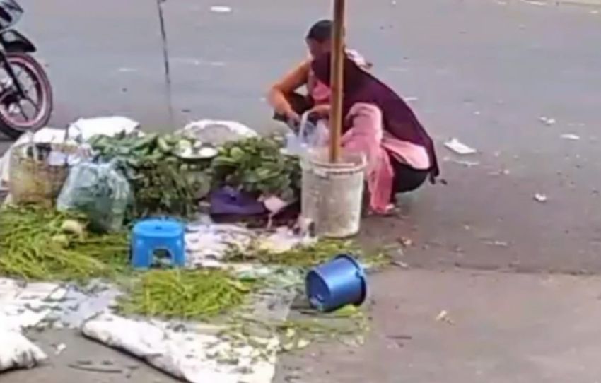 Viral! Emak-emak Pura-pura Belanja, Dompet dan Perhiasan Pedagang Sayur di Siantar Digasak