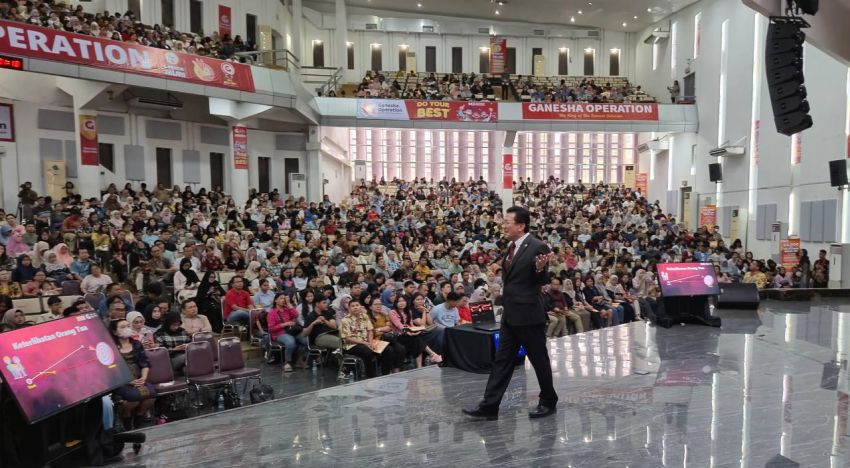 Seminar M3 ke-2 Kota Medan, Ganesha Operation Kembali Hadir Tingkatkan Motivasi Belajar Siswa Medan