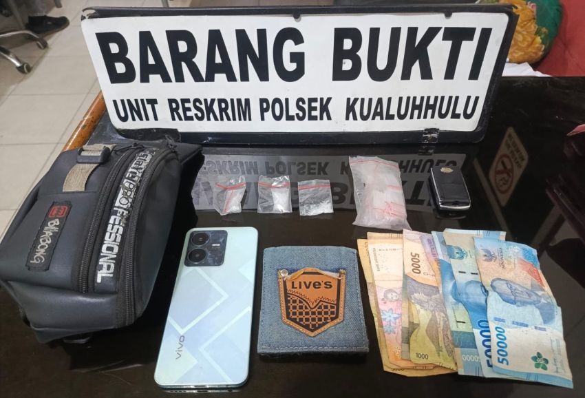 Petani di Simangalam Labura Ditangkap, Polisi Sita 3,84 Gram Sabu