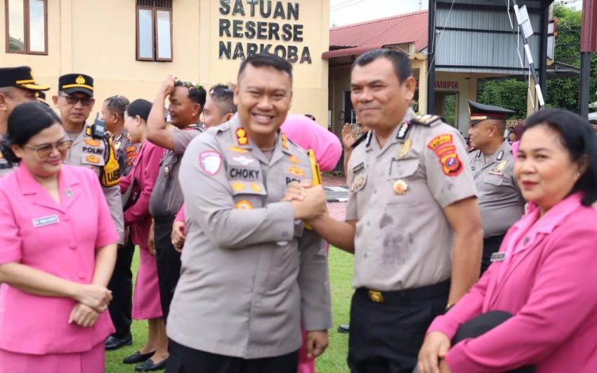 61 Personel dan 1 PNS Polres Labuhanbatu Naik Pangkat Awal 2026