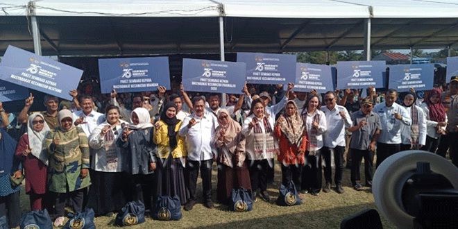 Kemenimipas Drop 30 Ribu Paket Bantuan untuk Warga Terdampak Bencana di Hari Bhakti Imigrasi