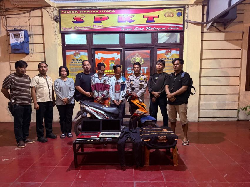 Bobol Sekolah Dasar, Dua Tersangka Pelaku Curat Dibekuk di Pematangsiantar