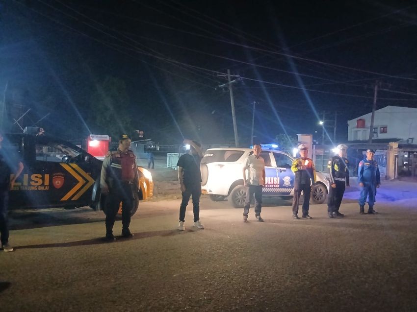 Pastikan Situasi Aman dan Kondusif, Polres Tanjungbalai Gelar Patroli Skala Besar