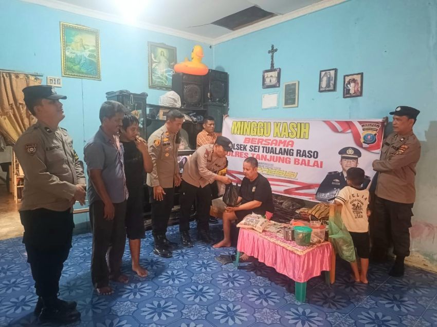 Peduli Sesama, Polsek STR Gelar Minggu Kasih di Tanjungbalai