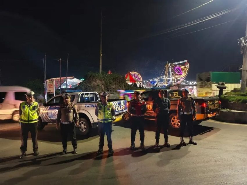 Polres Tanah Karo Jaga Kamtibmas di Kabanjahe