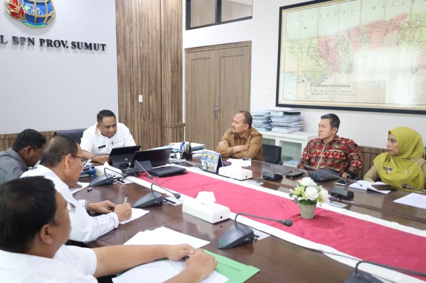 Wali Kota Mahyaruddin Mohonkan Penerbitan Sertifikat Pulau di Tanjungbalai Ke Kanwil BPN Sumut
