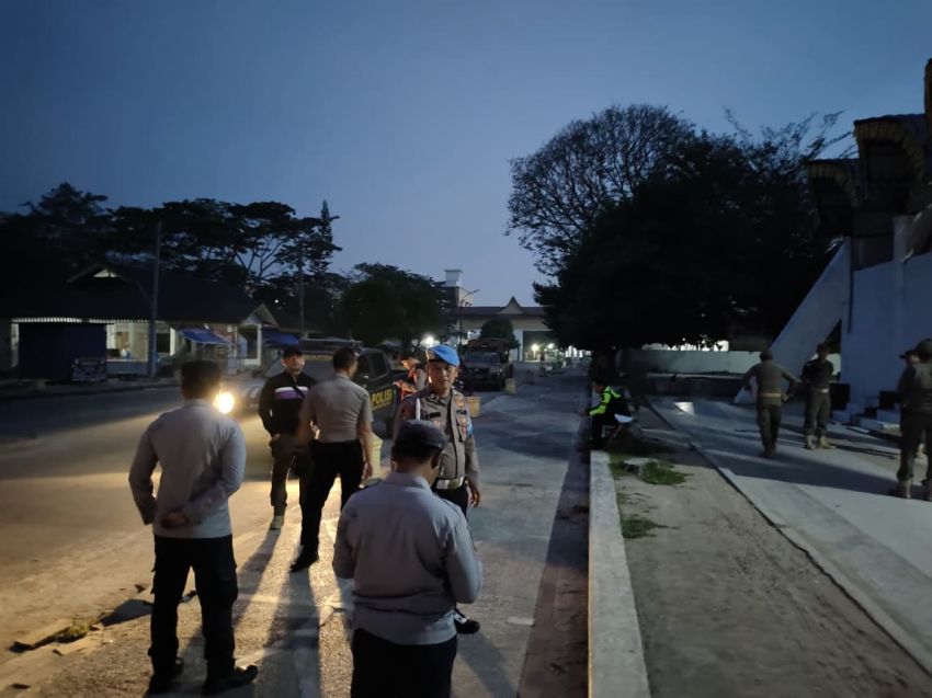 Antisipasi Balap Liar dan Petasan, Polres Tanjungbalai Gelar Patroli Skala Besar