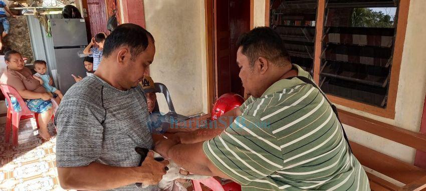 Cegah Rabies, Dinas Pertanian Nias Jemput Bola Vaksinasi Anjing