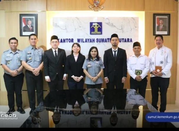 Kanwil Kemenkum Sumut Lantik Tiga Notaris Pengganti