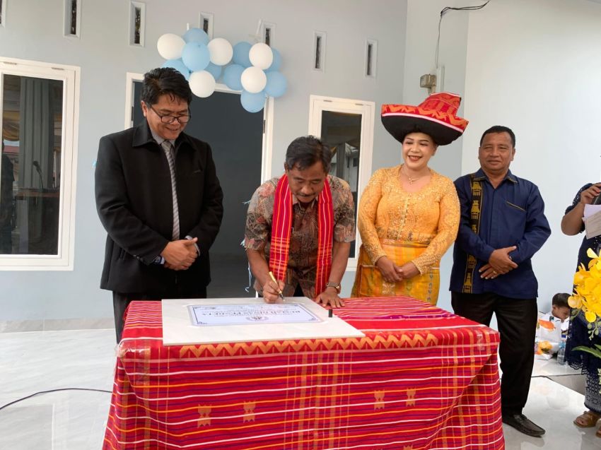 Amir Hamzah Resmikan Rumah Dinas Pendeta GBKP Binjai-Langkat