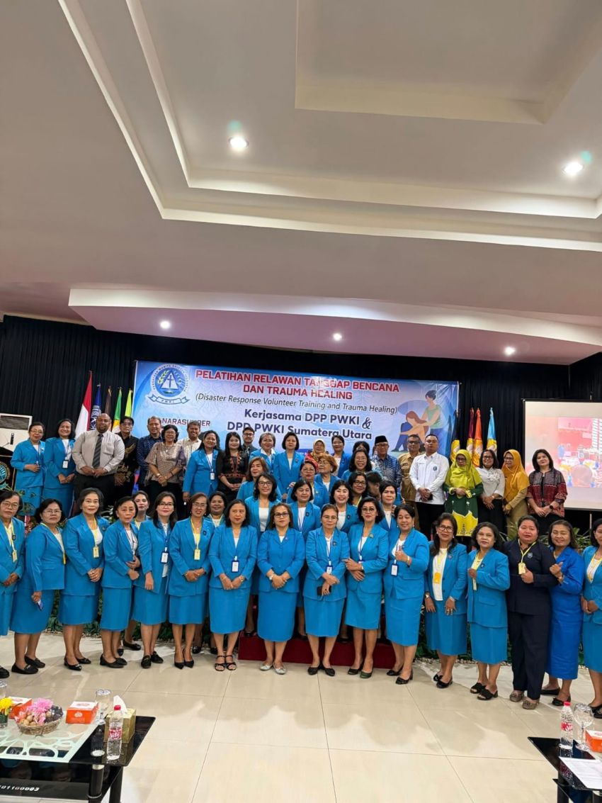 Menteri PPPA Buka Pelatihan Tanggap Bencana PWKI Sumut