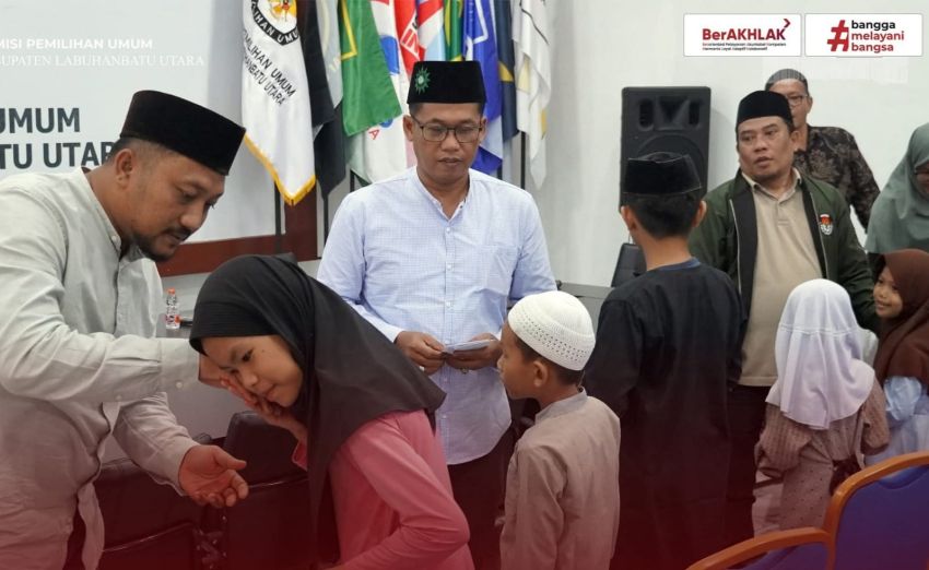 Sambut Ramadan 1447 H, KPU Labura Santuni Anak Yatim