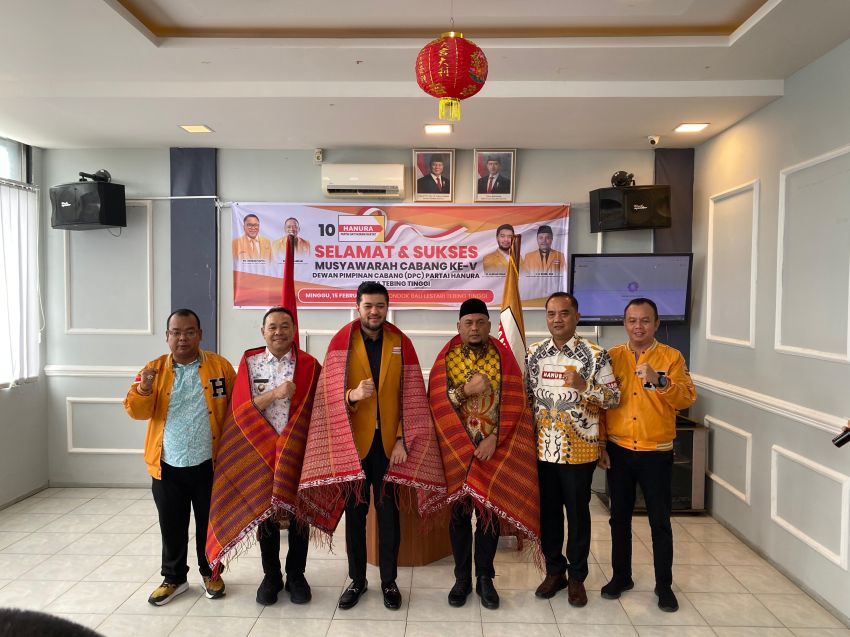 Muscab ke-V Hanura Tebingtinggi, Ogamota Hulu Terpilih Secara Aklamasi