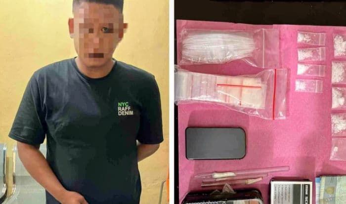 Polsek Labuhan Ruku Ringkus Pengedar di Sei Balai, 9 Paket Sabu Disita