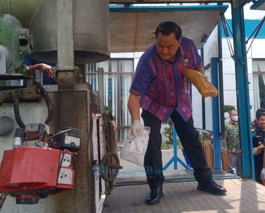 BNNP Sumut Musnahkan Ratusan Kilo Narkoba, Alarm Darurat: Kebutuhan Tembus 1,5 Ton per Bulan