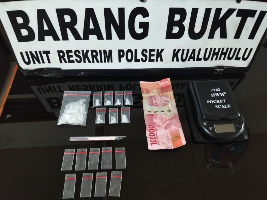 Miliki Sabu 5,16 Gram, Warga Pinggirjati Ditangkap di Aek Kanopan Timur Labura
