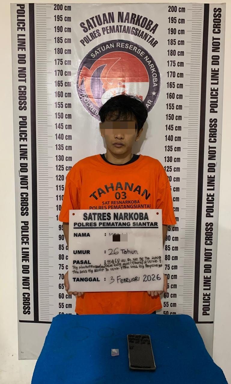 Residivis Diciduk Polisi, Kedapatan Bawa Sabu di Jalan Laguboti Pematangsiantar