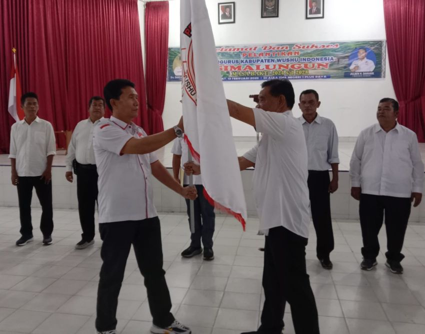 Dameanto Purba Dilantik Sebagai Ketua Wushu Simalungun Masa Bakti 2024&ndash;2028