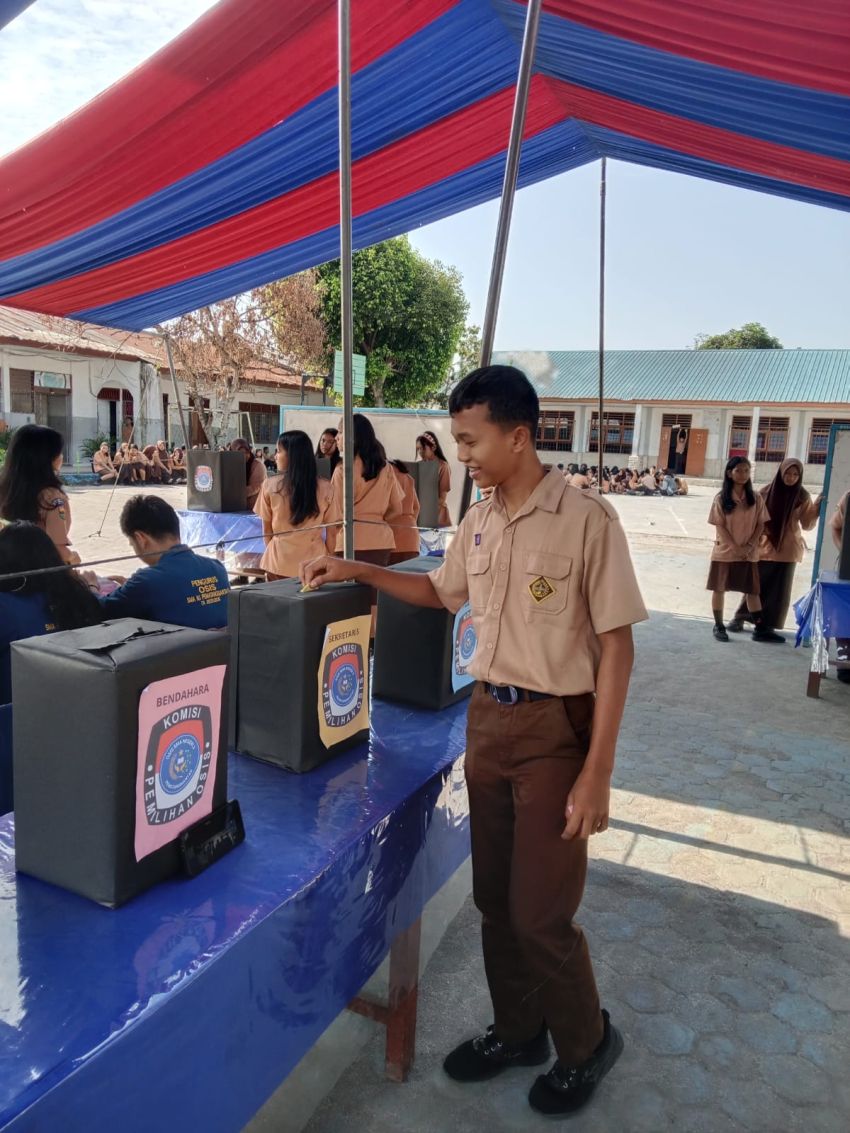 SMAN 3 Pematangsiantar Gelar Pemilihan OSIS, Siswa Belajar Demokrasi Sejak Dini
