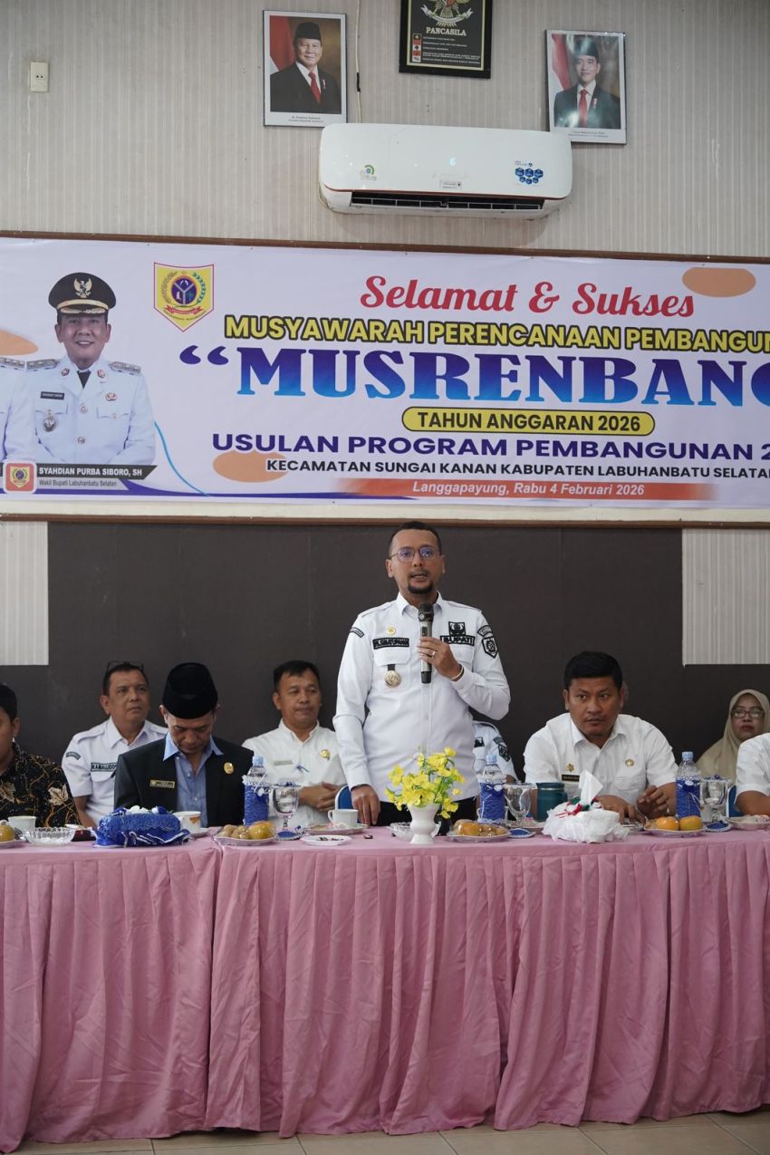 Bupati Labusel Buka Musrenbang Sungai Kanan, Tekankan Perencanaan dari Desa