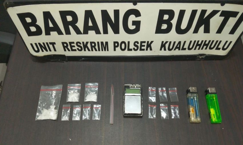 Ipda Ramadhan Hilal Tangkap Warga Pemilik Sabu 5,88 Gram di Aek Kanopan Timur