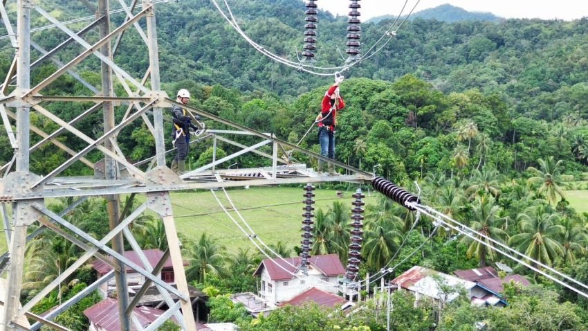 PLN UIP Sumbagut Berhasil Energize SUTT 150 kV Blangpidie-Tapak Tuan