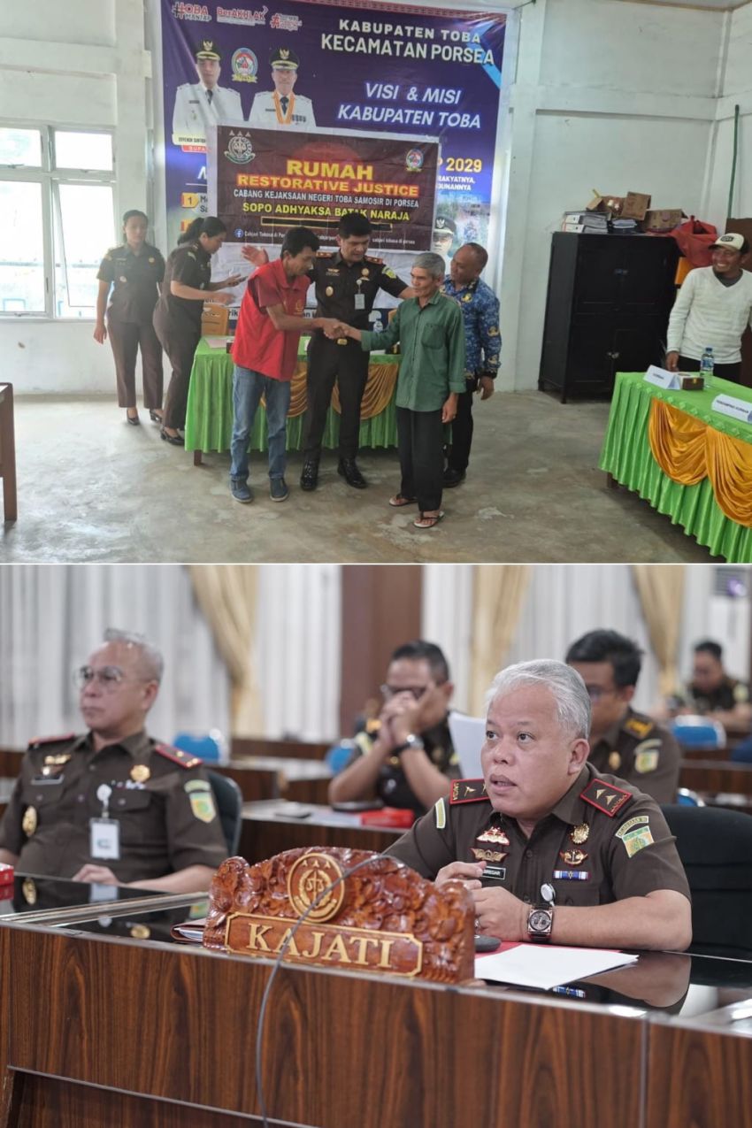 Terapkan RJ, Kejati Sumut Selesaikan Perkara Penganiayaan Sitorus di Porsea,Toba