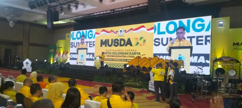 Musda XI Dibuka, Ace Hasan Sebut Sumut Lumbung Kekuatan Partai Golkar