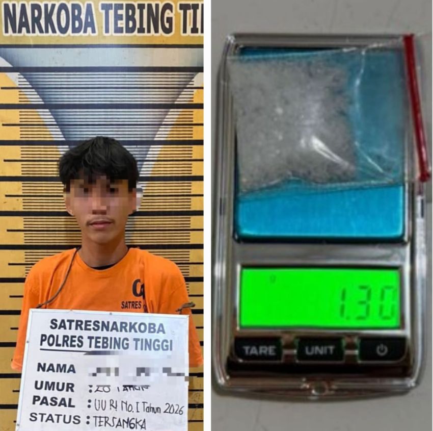 Pemilik Sabu Dibekuk Polres Tebingtinggi di Sergai