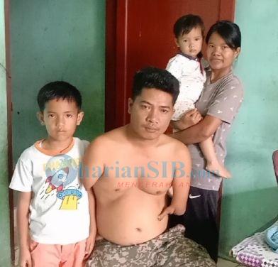 Kisah Perjuangan Fhandy Sitanggang Penyandang Difabel Menghidupi Anak dan Istri