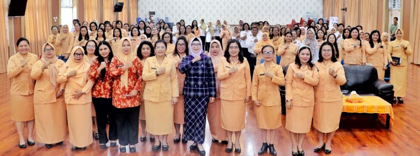 Pengurus DWP Simalungun Ikuti Rakor LPPK e-Reporting