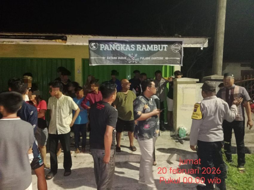 Tindaklanjuti Laporan, Polsek Siantar Barat Bubarkan Dugaan Aksi Tawuran Sekelompok Warga