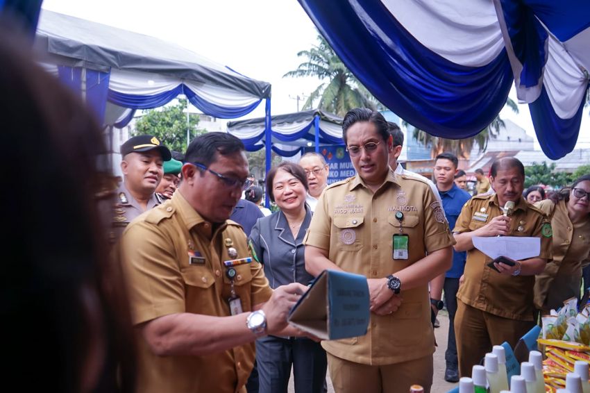 Buka Pasar Murah Imlek, Rico Waas: Medan Adalah Simbol Keberagaman Indonesia