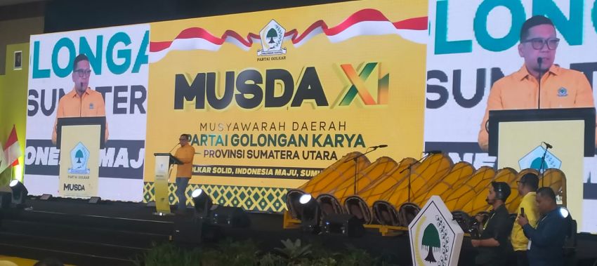 Musda XI Golkar Sumut, Ahmad Doli Tekankan Soliditas dan Komitmen Kawal Pembangunan Daerah