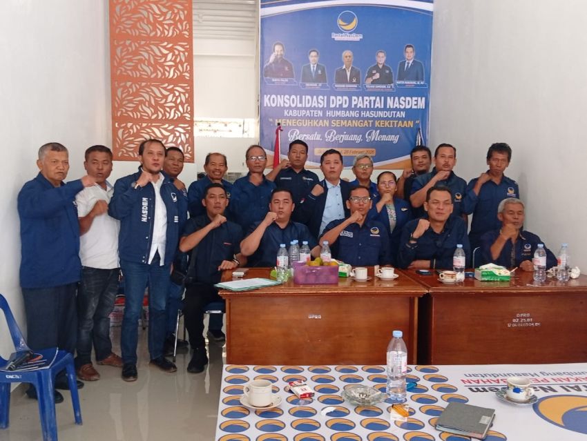 NasDem Humbahas Konsolidasi Dini, Bidik Kemenangan Pemilu 2029