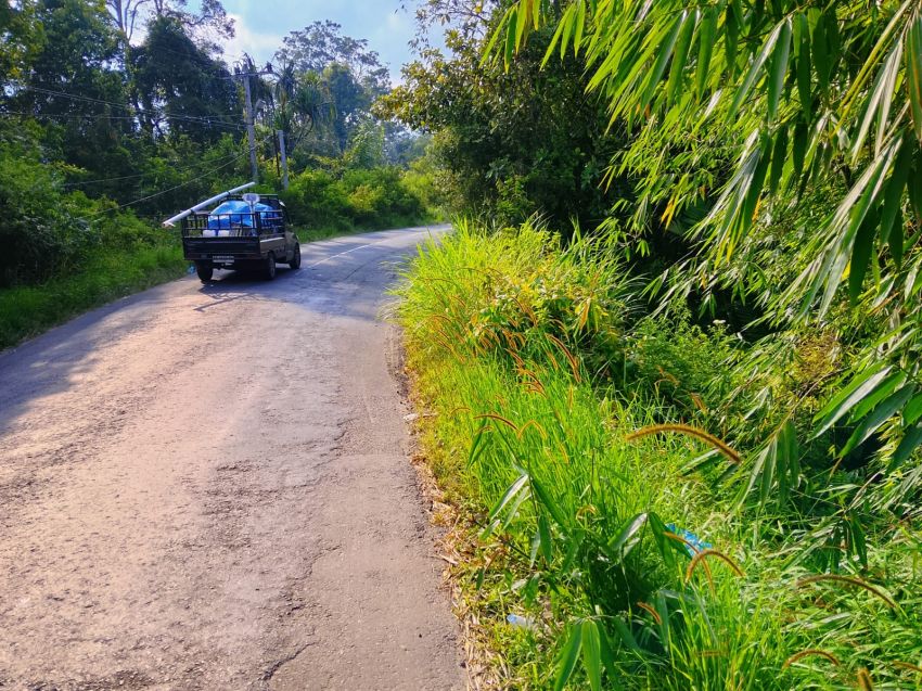 Tanpa Tembok Pengaman, Jalan Nasional Saribudolok&ndash;Tigarunggu di Simalungun Ancam Keselamatan Pengguna Jalan