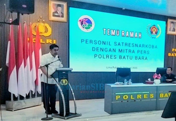 Kasat Narkoba Polres Batubara Pererat Sinergi dengan Wartawan, Tegaskan Komitmen Berantas Narkoba