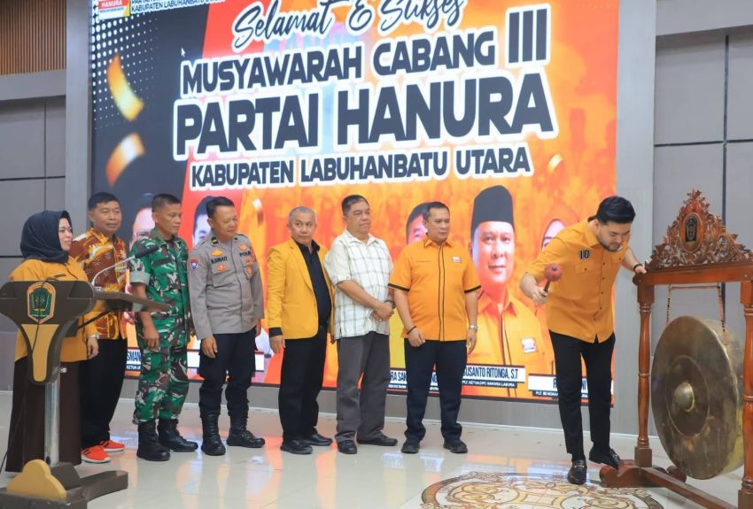 Arli Simangunsong Ketua Hanura Labura Periode 2025-2030