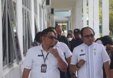 RSUD Ok Arya Zulkarnain Menerima Kunjungan Tim Monitoring Dan Evaluasi Terpadu