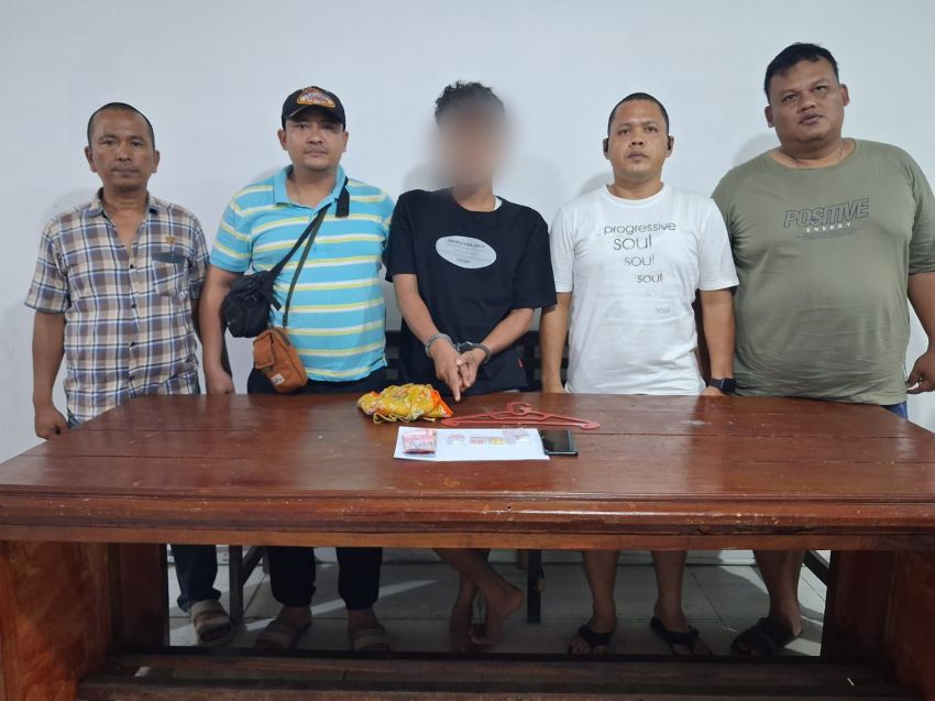 Polsek Perdagangan Tangkap Bandar Narkoba, 6,24 Gram Sabu Disita