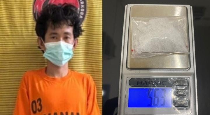 Sembunyikan Sabu di Kotak Rokok, Terduga Bandar Narkoba Diringkus Polres Binjai