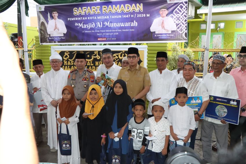 Safari Ramadan di Al Munawarah, Wali Kota Apresiasi Kapolrestabes Medan Perangi Narkoba