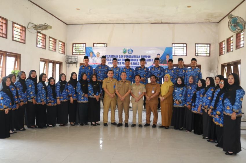 Dilantik Serentak, Ini Daftar 26 Kepala Sekolah Baru di Padang Lawas Utara