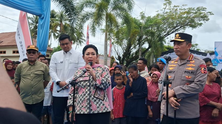 Kapolri Diapresiasi Titiek Soeharto, Terjunkan Mobile Water Treatment Bagi Warga