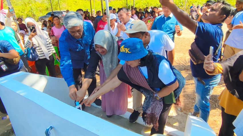 Tapteng Terima Bantuan Jaringan Air dari Yayasan Edro