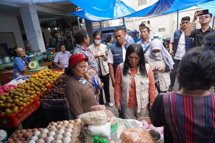 Bappanas Kunjungi Pasar Balige, Harga Tergolong Stabil