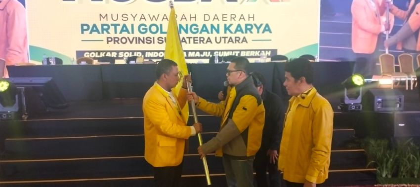 Andar Amin Harahap Terpilih Aklamasi Pimpin Golkar Sumut 2025-2030